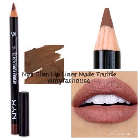 nyx nude trüffel|NYX Nude Truffle Slim Lip Pencil Product Info